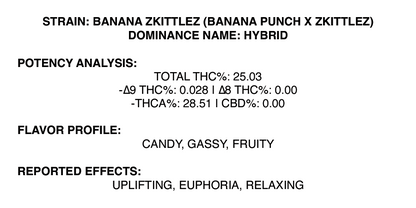 Banana Zkittlez