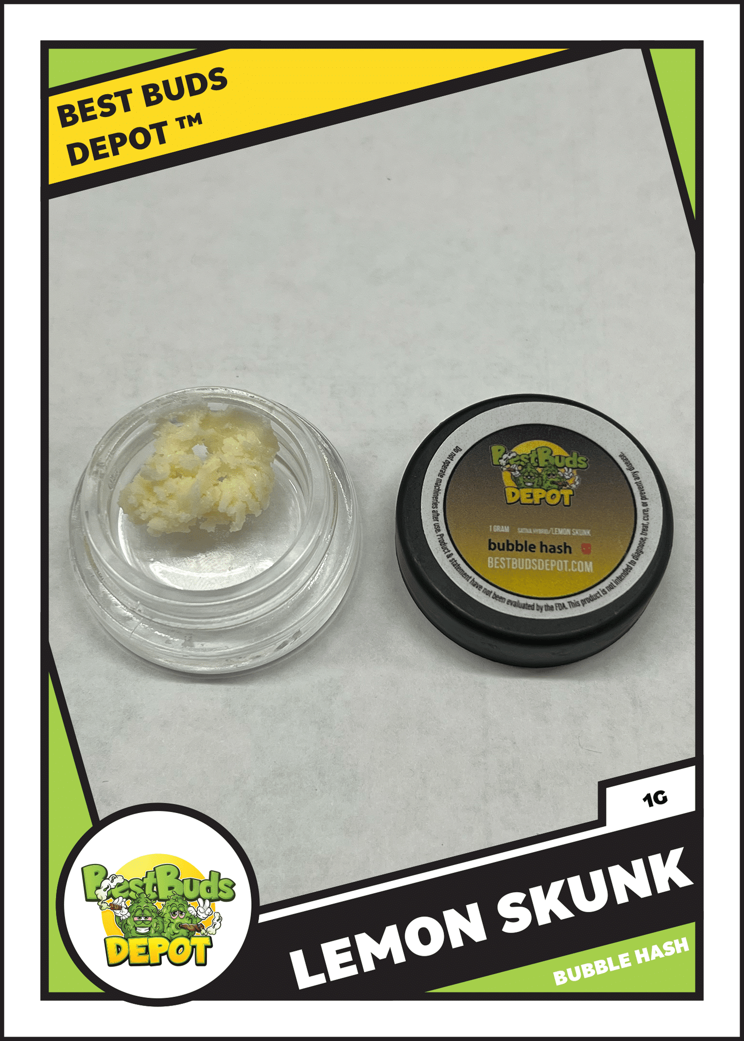Lemon Skunk Bubble Hash 1G