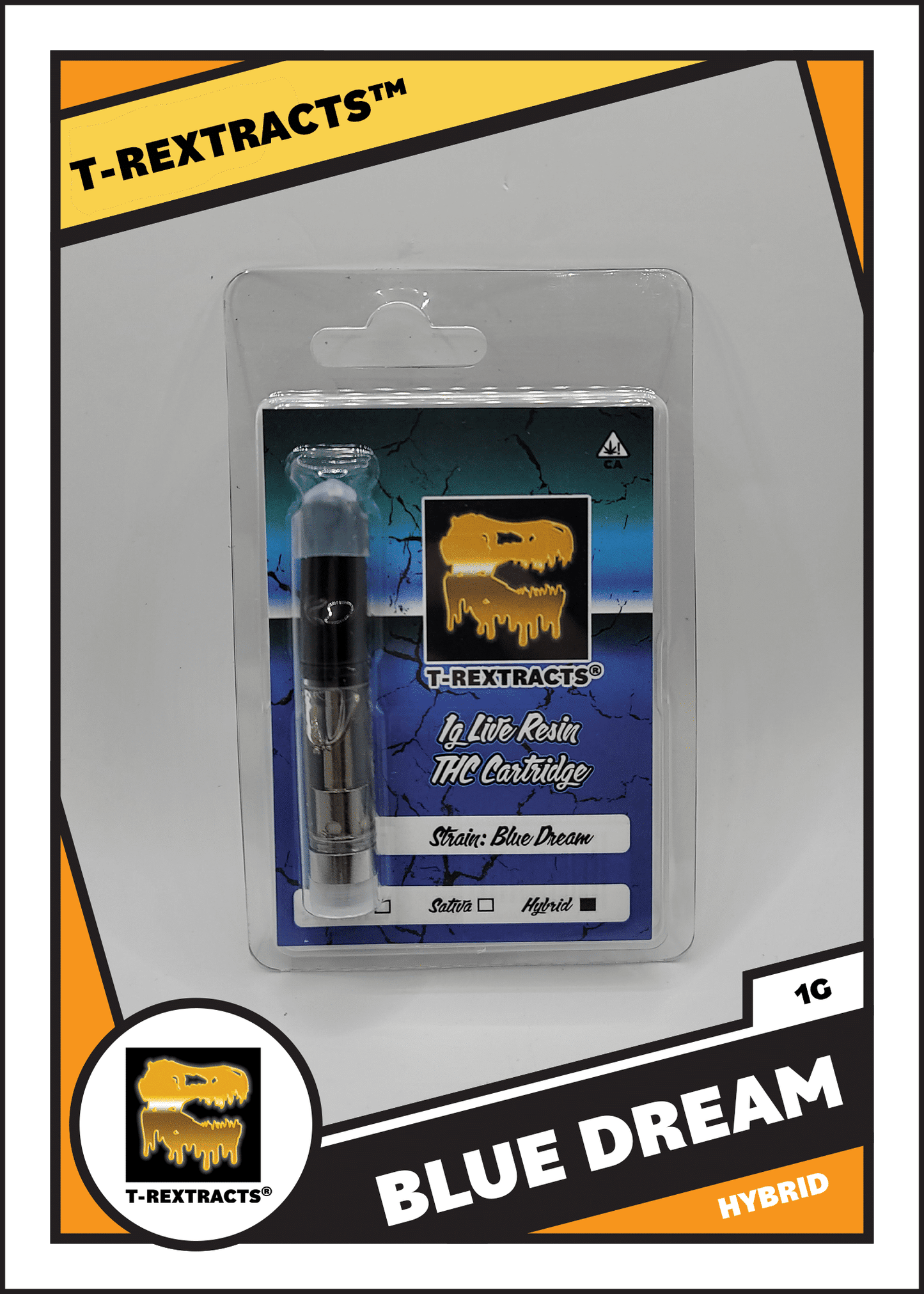T-Rextracts 1g Live Resin Cart