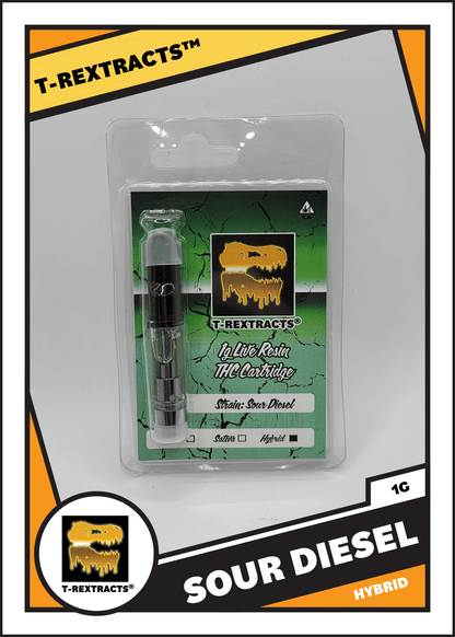 T-Rextracts 1g Live Resin Cart